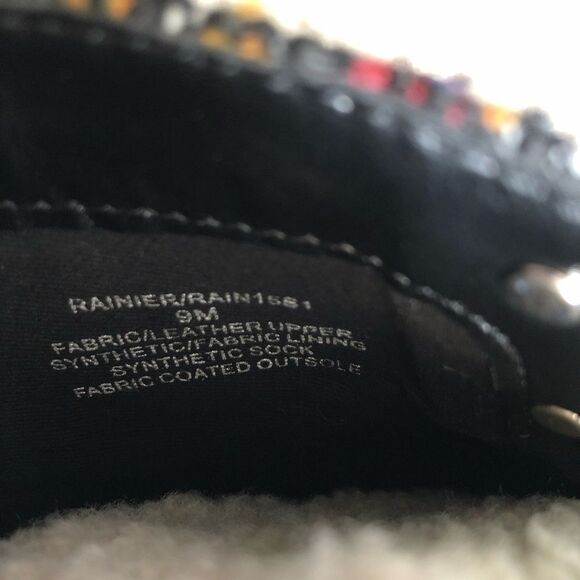 New Steve Madden Women sz 9 M Rainier Multi Plaid tweed Ankle Boots zip lace up - Picture 9 of 12